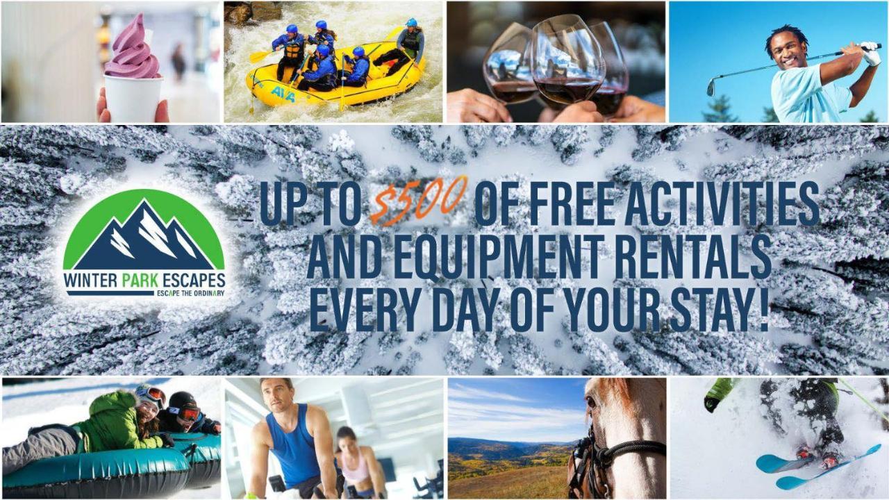 New Luxury Loft #3 - Huge Hot Tub & Great Views - 500 Dollars Of Free Activities & Equipment Rentals Daily Winter Park Luaran gambar
